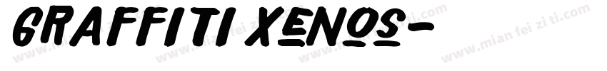 graffiti xenos字体转换